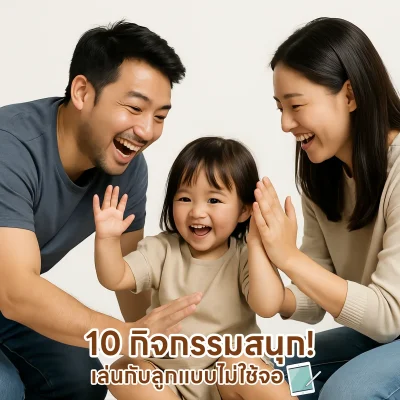 ไอเดีย 10 กิจกรรมที่เล่นกับลูกโดยไม่ใช้หน้าจอ