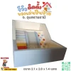 ชุดปีนป่ายเด็ก soft play โทนมินิมอล พร้อมสไลด์และบ่อบอล