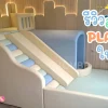 ชุดปีนป่ายเด็ก Soft Play XL พร้อมบ่อบอลและสไลเดอร์โทน Scandinavian