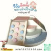 ชุดปีนป่ายเด็ก Soft Play สีพาสเทล พร้อมอุโมงค์และบันไดนุ่ม สำหรับเด็กเล็ก