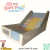ชุดปีนป่ายเด็ก Soft Play โทนโมแรนดิ พร้อมสไลเดอร์และบ่อบอลสำหรับเด็กเล็ก