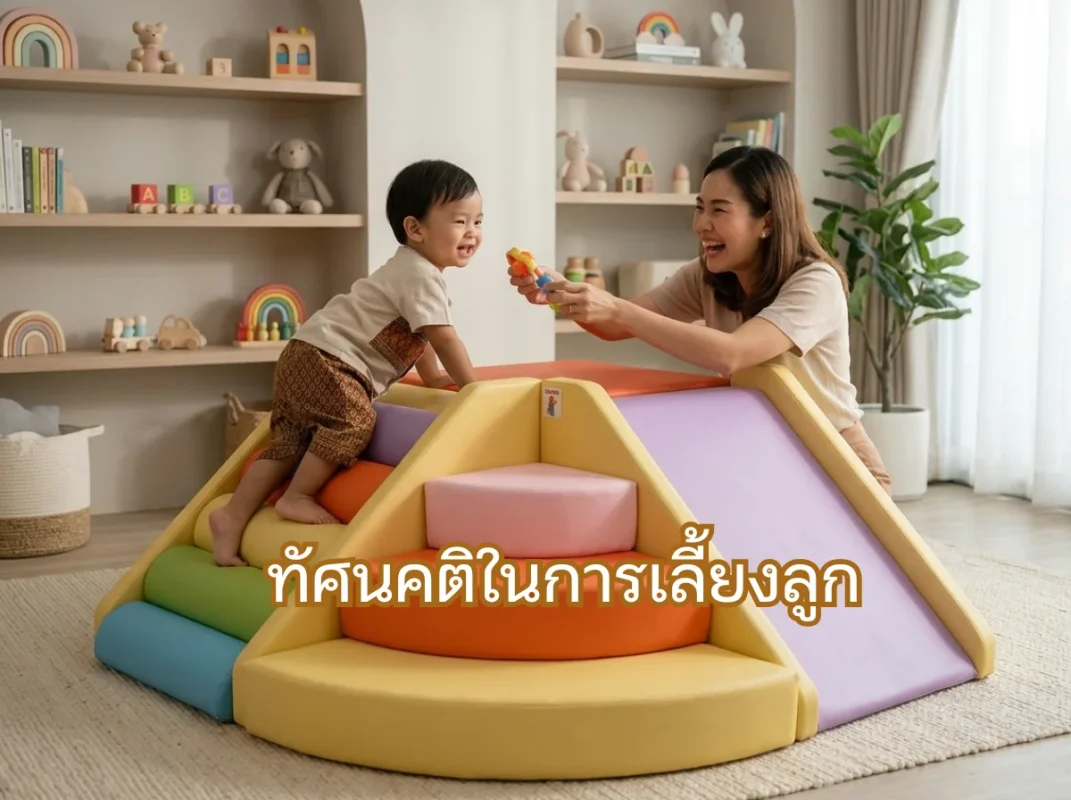 พื้นที่ปลอดภัยในบ้าน ชุด Soft Play พาสเทล รุ่น FG-239 ช่วยปรับทัศนคติในการเลี้ยงลูกให้สนุกและผ่อนคลายขึ้น