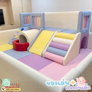ชุดปีนป่ายเด็ก Soft Play สำหรับสนามเด็กเล่นในร่มและมุมกิจกรรมเด็ก