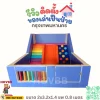 ชุดปีนป่ายเด็ก Soft Play พร้อมสไลเดอร์และอุโมงค์ สีสายรุ้ง