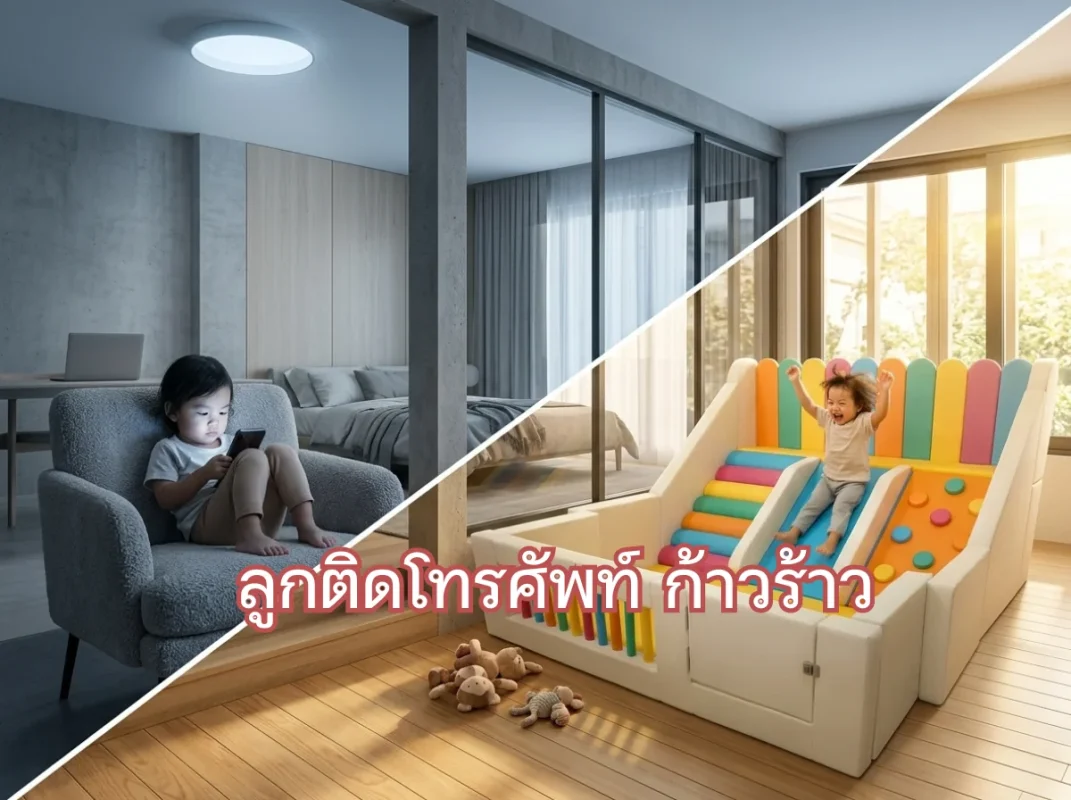 ชุดปีนป่ายเด็ก Soft Play สายรุ้ง พร้อมสไลเดอร์และบ่อบอล ช่วยดึงดูดความสนใจ แก้ปัญหาลูกติดโทรศัพท์ ก้าวร้าว