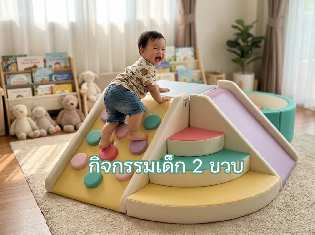 ชุดปีนป่ายเด็ก Soft Play พาสเทล บ่อบอลและสไลเดอร์ สำหรับกิจกรรมเด็ก 2 ขวบ เสริมพัฒนาการในบ้าน