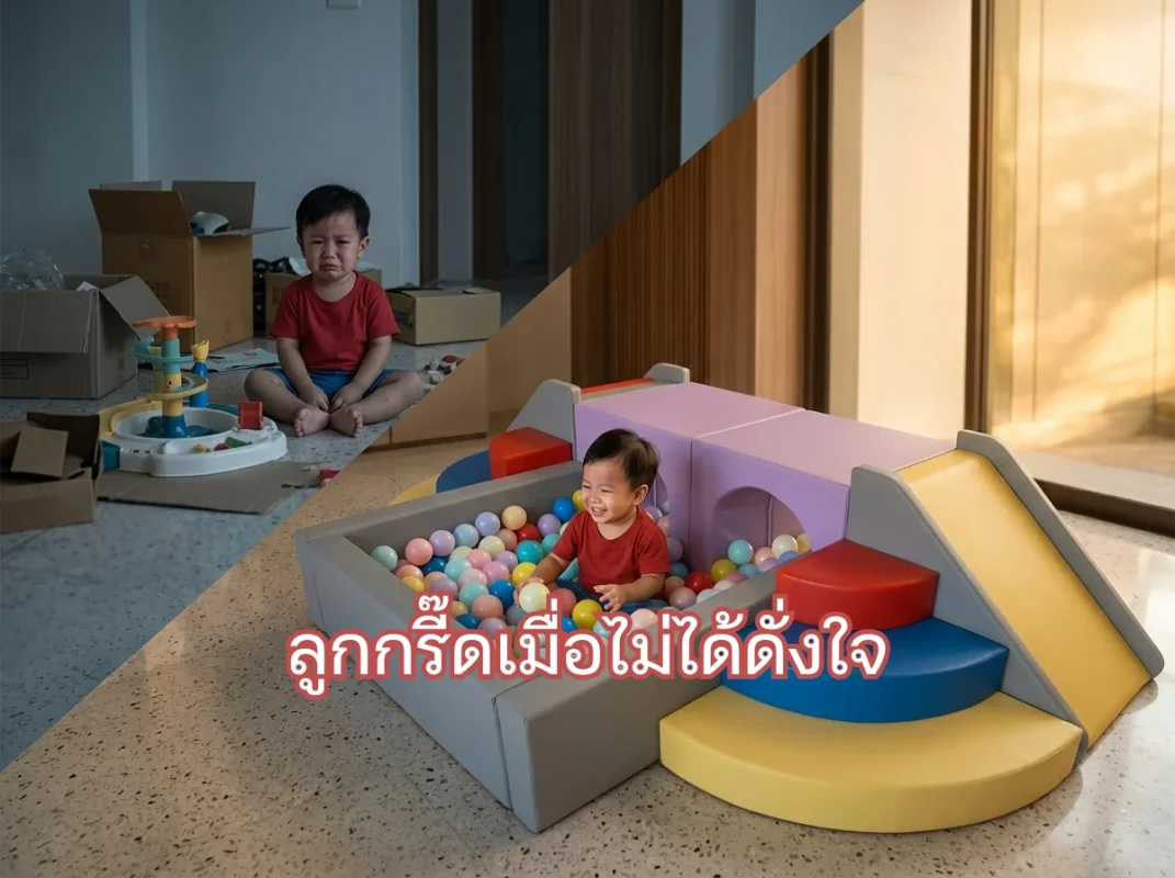 ชุดปีนป่ายเด็ก Soft Play สีพาสเทล พร้อมบ่อบอล ตัวช่วยสร้างพื้นที่ปลอดภัย ลดปัญหาลูกกรี๊ดเมื่อไม่ได้ดั่งใจ