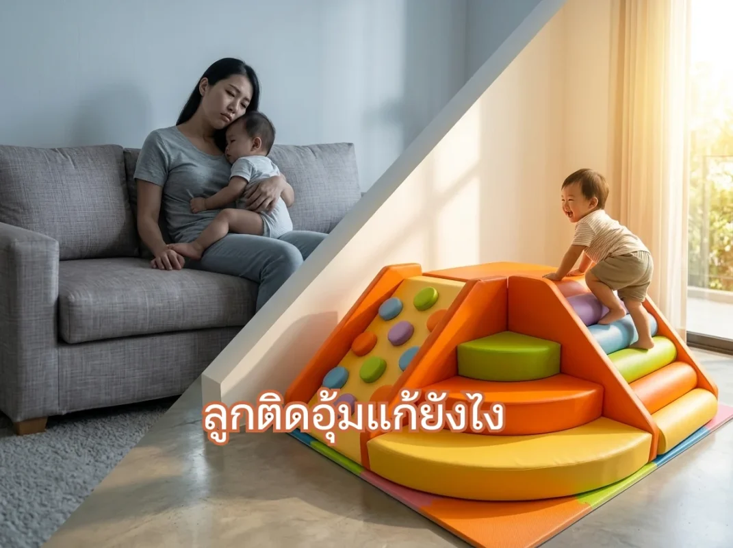 ชุดปีนป่ายเด็ก Soft Play พร้อมบันไดและอุโมงค์สีสายรุ้ง รุ่น FG-365 พื้นที่ Yes Space ช่วยแก้ปัญหาลูกติดอุ้ม