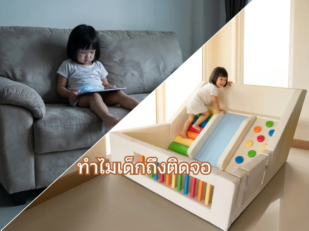 ชุดปีนป่ายเด็ก Soft Play พร้อมสไลเดอร์และคอกเด็ก FG 361 ตัวช่วยแก้ปัญหาทำไมเด็กถึงติดจอ สร้างพื้นที่เล่นสนุกในบ้าน